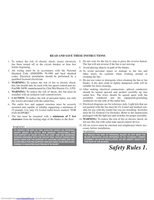 Hampton Bay 26623 Ceiling Fan Operating Manual