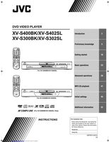 JVC XVS302SL DVD Player Operating Manual