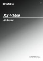 RXV1600OM
