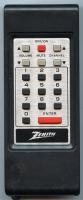 ZENITH 124140 TV Remote Controls
