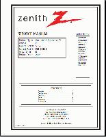 ZENITH E-LineOM TV Operating Manuals ZENITH E-LineOM TV Operating Manuals