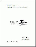 Zenith H27H38DT H32H38DT TV Operating Manual