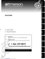 Funai ZV427EM5 DVD Recorder (DVDR) Operating Manual