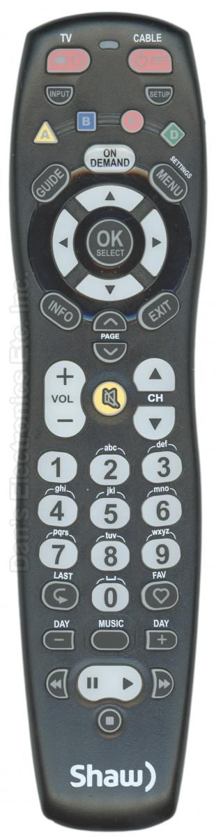 Universal-Electronics 2020B0B1 Shaw 1-Device Universal Remote Control