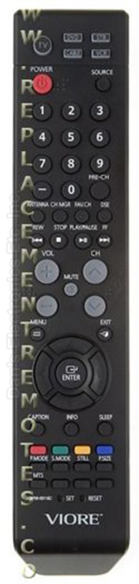 VIORE BP5900116C TV TV Remote Control