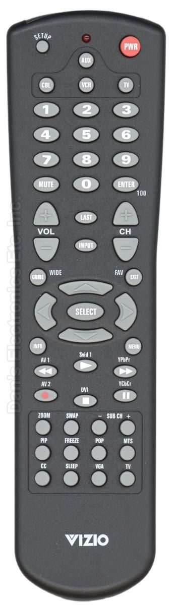 VIZIO 098003045020 TV Remote Control