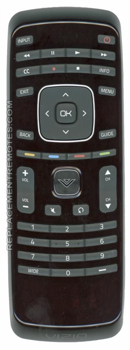 VIZIO XRT100 XRD1TV TV Remote Control