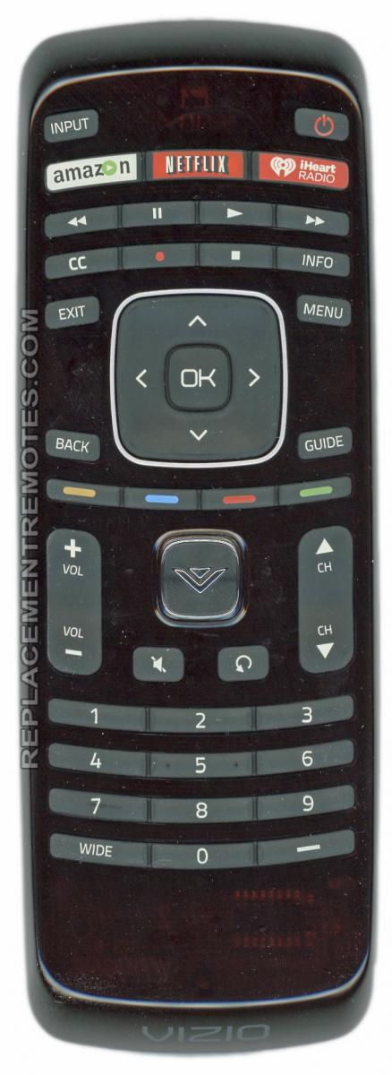 VIZIO XRT112 iHeart TV Remote Control