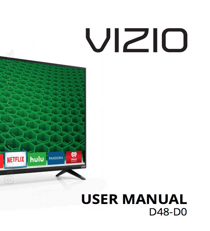 Buy VIZIO D48D0OM D48D0 Operating Manual