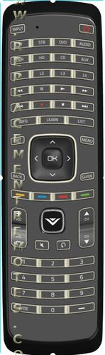 VIZIO XRU300 Universal Remote Control Advanced Universal Remote Control