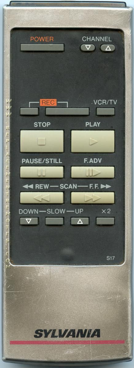 SYLVANIA VSQS0457 VCR VCR Remote Control