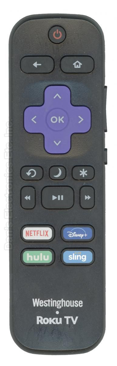 westinghouse roku tv remote
