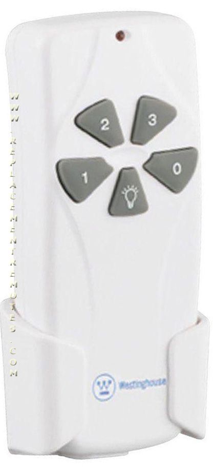 thumbnail interactive-video image 1 of Westinghouse 7787000 3-Speed Ceiling Fan Remote With Full Range Light Dimmer 1 of 2