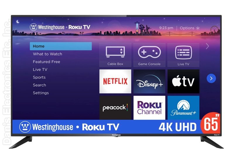 Westinghouse 65 in 4K Ultra HD Smart Roku TV with HDR