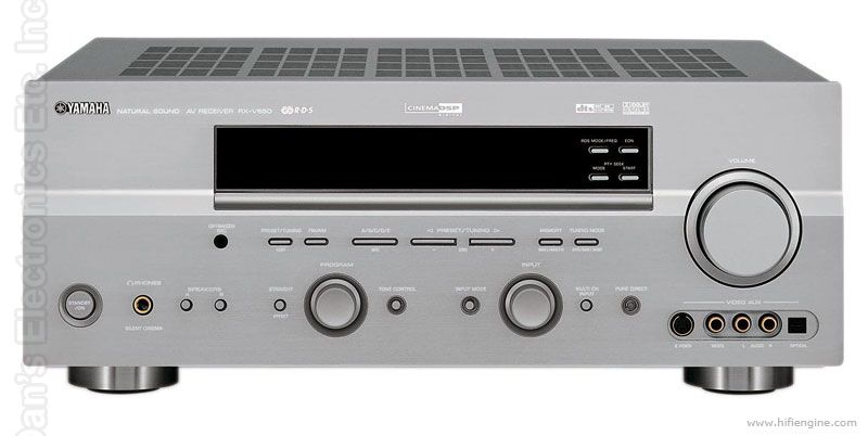 YAMAHA RXV650 Audio/Video Receiver Audio/Video Receiver