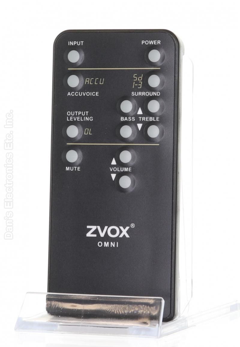 Buy Zvox Omni Sound Bar System Remote Control