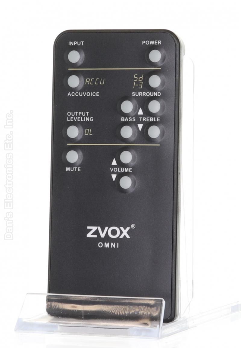 zvox soundbar remote